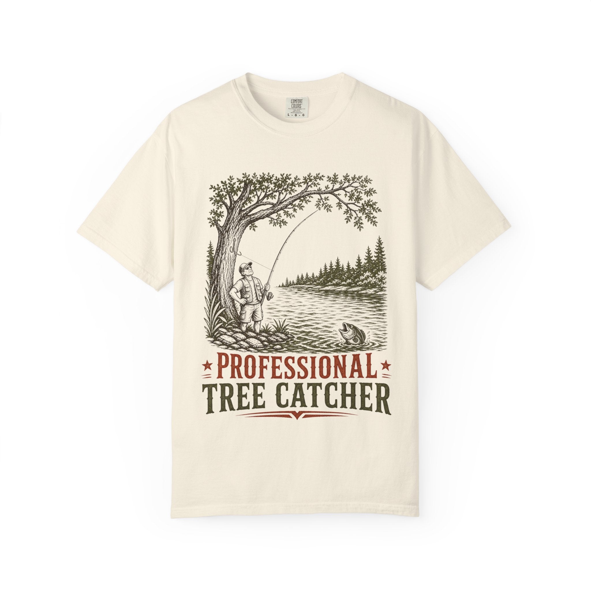 Bass Fishing T-Shirt - Professional Tree Catcher