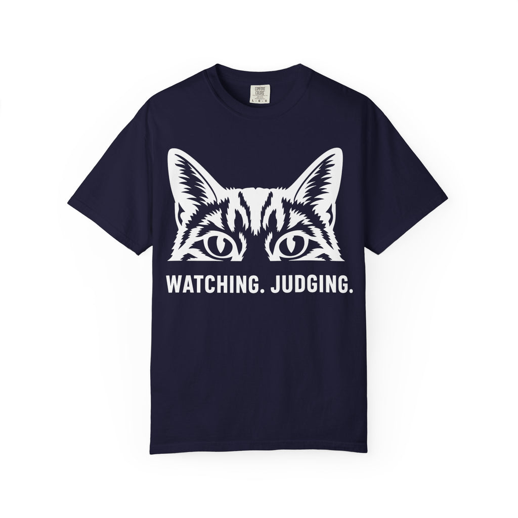 Cat Watching. Judging. T-Shirt