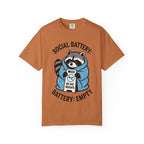 Raccoon - Social Battery Empty T-Shirt