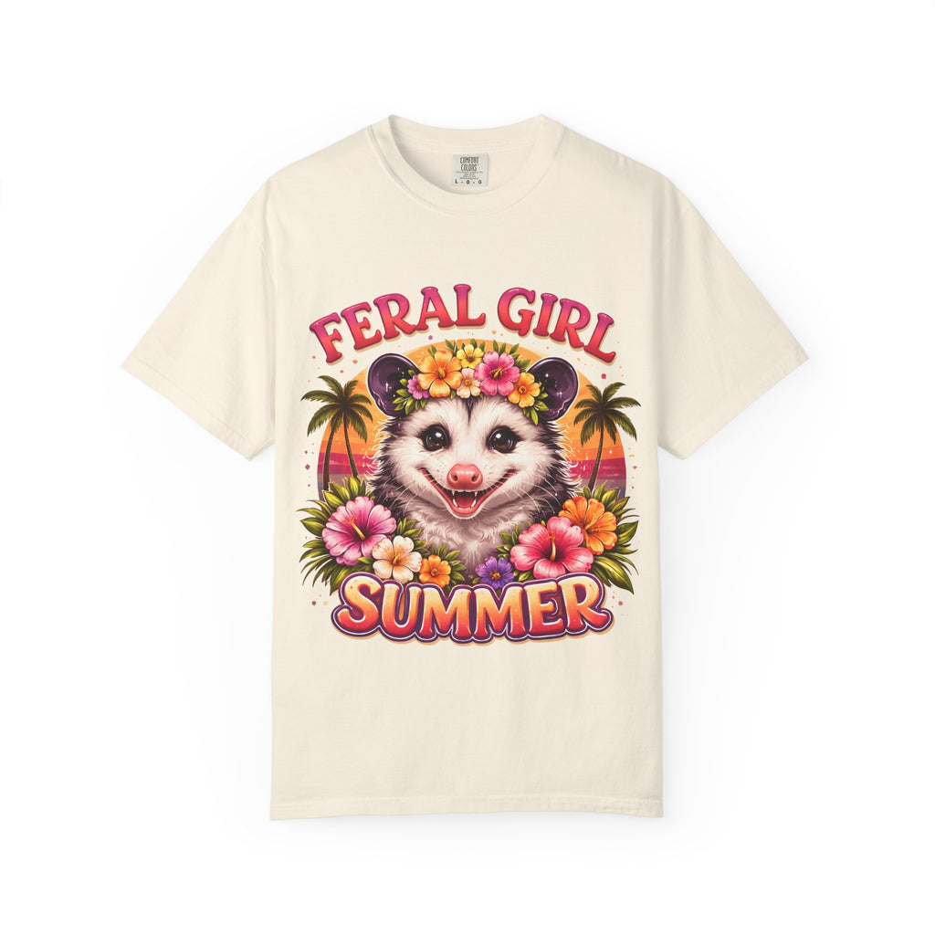 Feral Girl Summer Opossum T-Shirt