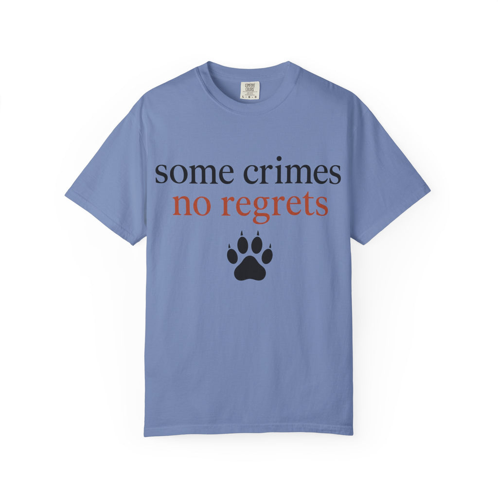 Some Crimes No Regrets Paw T-Shirt