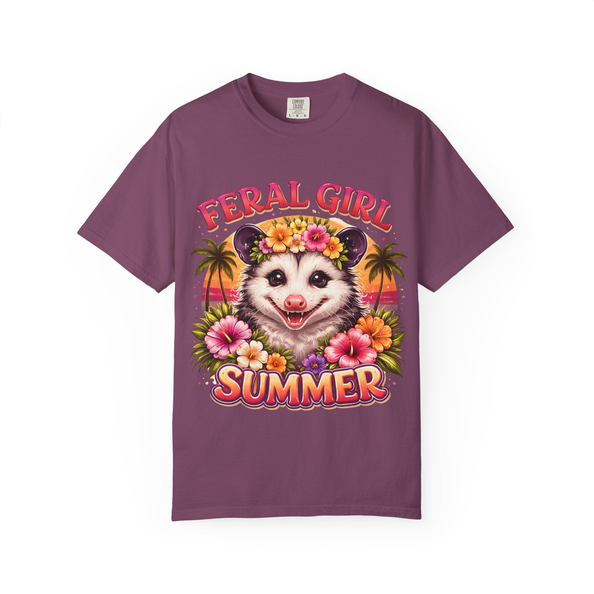 Feral Girl Summer Opossum T-Shirt