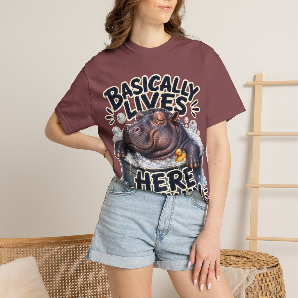 Hippo Bathing T-Shirt