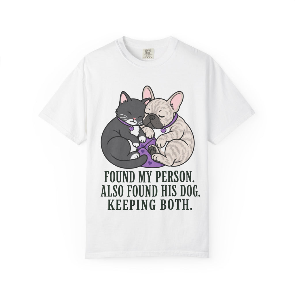Cat & Dog Snuggle T-Shirt