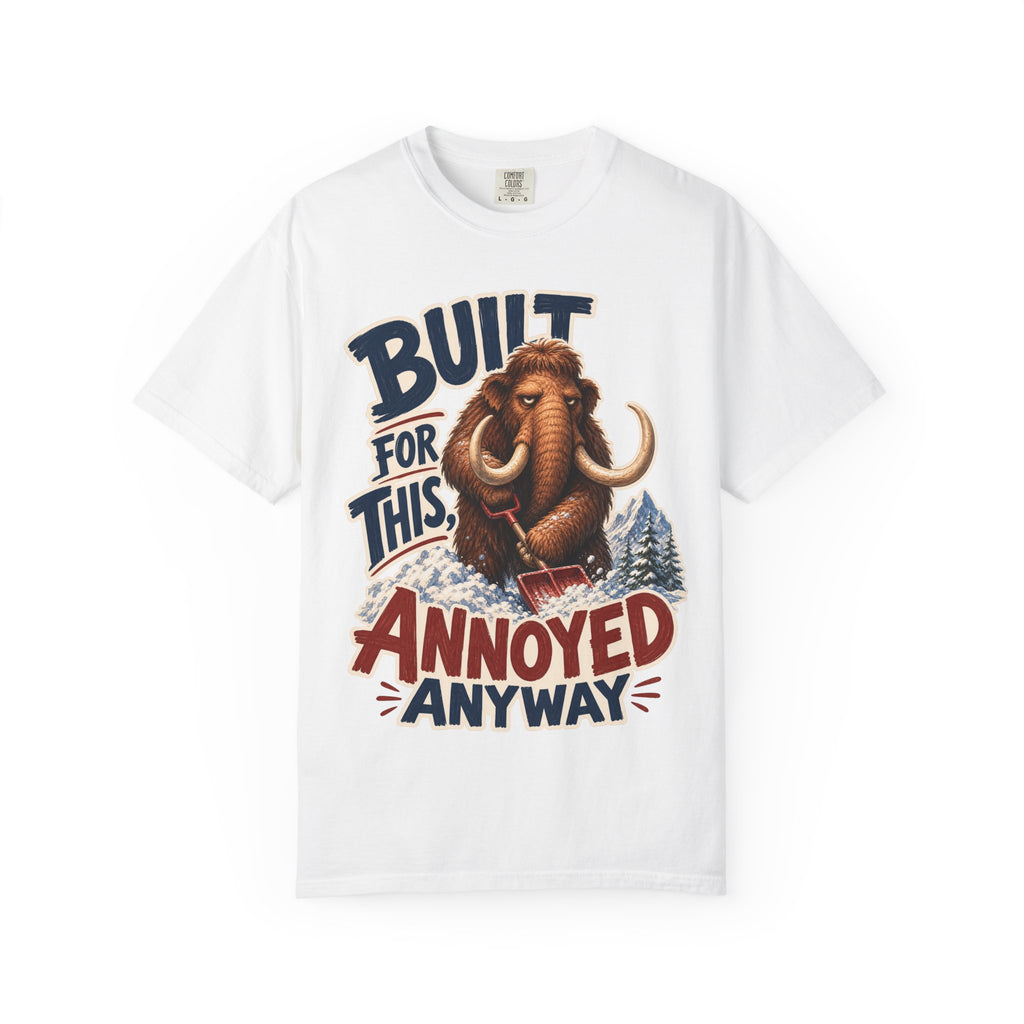 Wooley Mammoth Snow Shovel T-Shirt