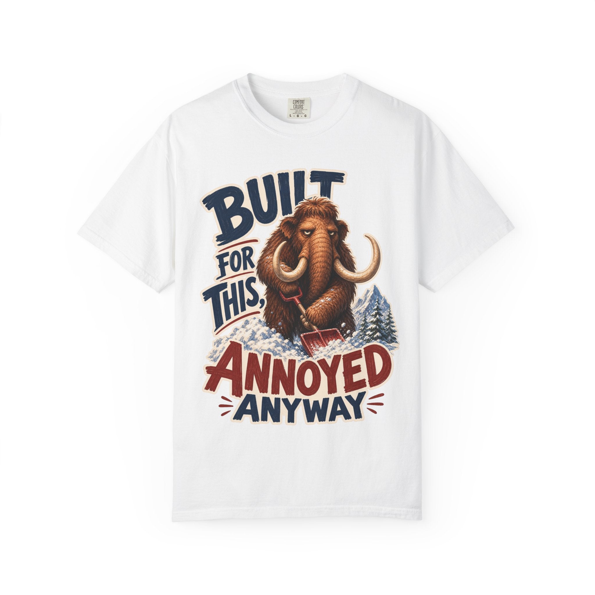 Wooley Mammoth Snow Shovel T-Shirt