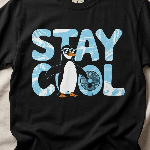 Stay Cool Penguin T-Shirt