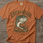 Bass Fishing T-Shirt — "Gotta Catch Me First"