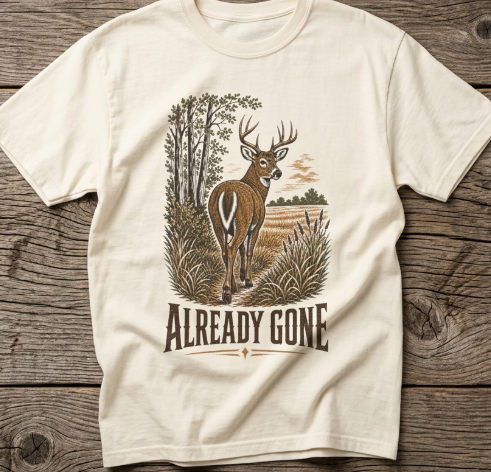 Deer Hunting T-Shirt - Already Gone