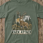 Deer Hunting T-Shirt - Rack Attack