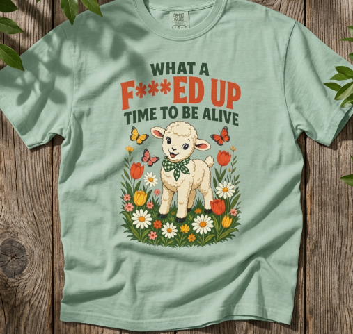 Baby Lamb F-d Up Time