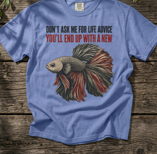 Betta Fish Life Advice T-Shirt
