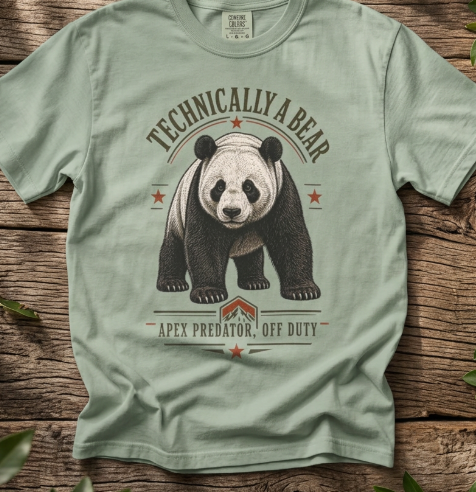 Panda - Apex Predator, Off Duty T-Shirt
