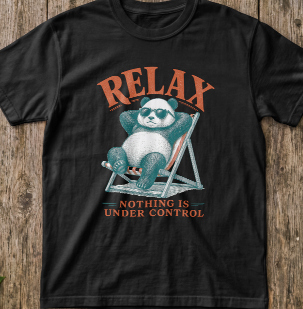 Panda "Nothing Is Under Control" T-Shirt