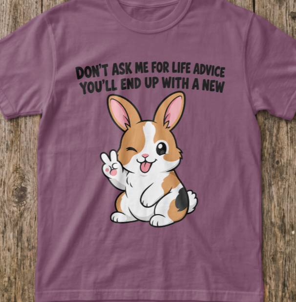 Rabbit - Life Advice T‑Shirt