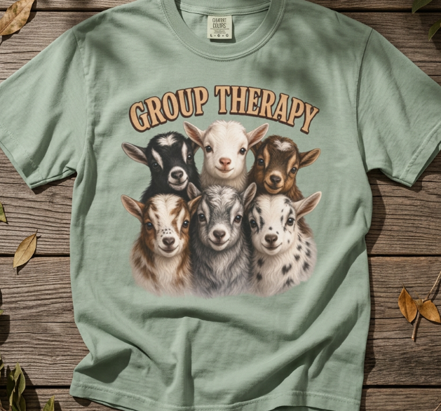 Baby Goat Group Therapy T-Shirt