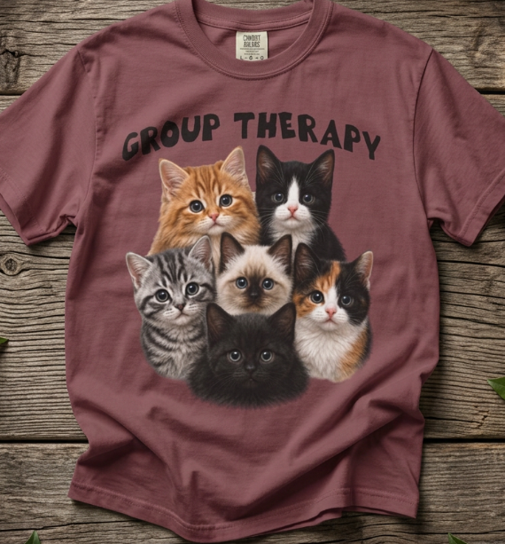Cat-Kittens Therapy T-Shirt