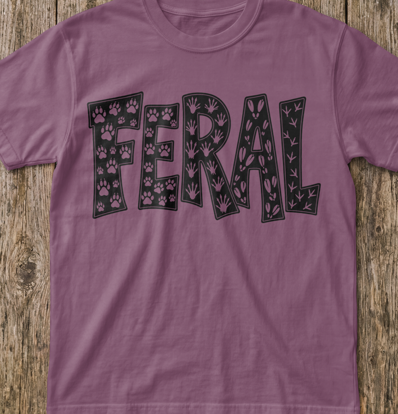 Feral Pawprint T-Shirt