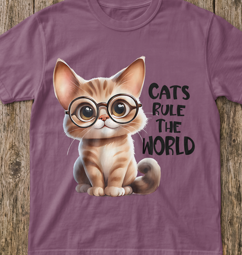 Cats Rule The World T-Shirt