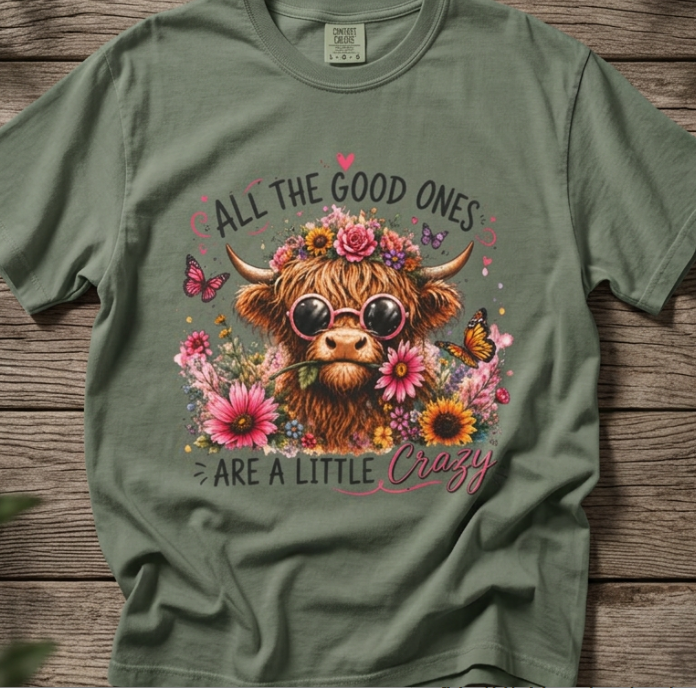 Highland Cow Crazy T-Shirt