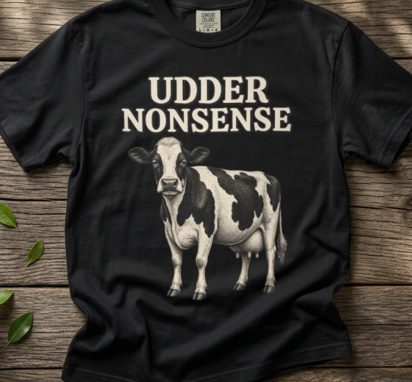 Udder Nonsense Cow T-Shirt