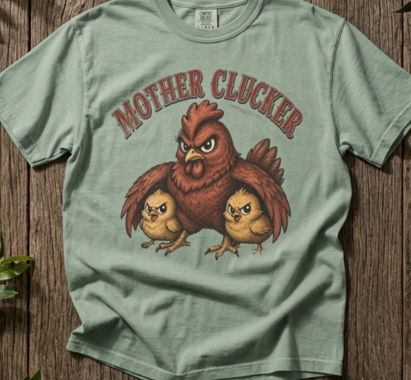 Chicken - Hen Mother Clucker T-Shirt