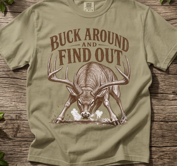 Deer - Buck Around Find Out T-shirt