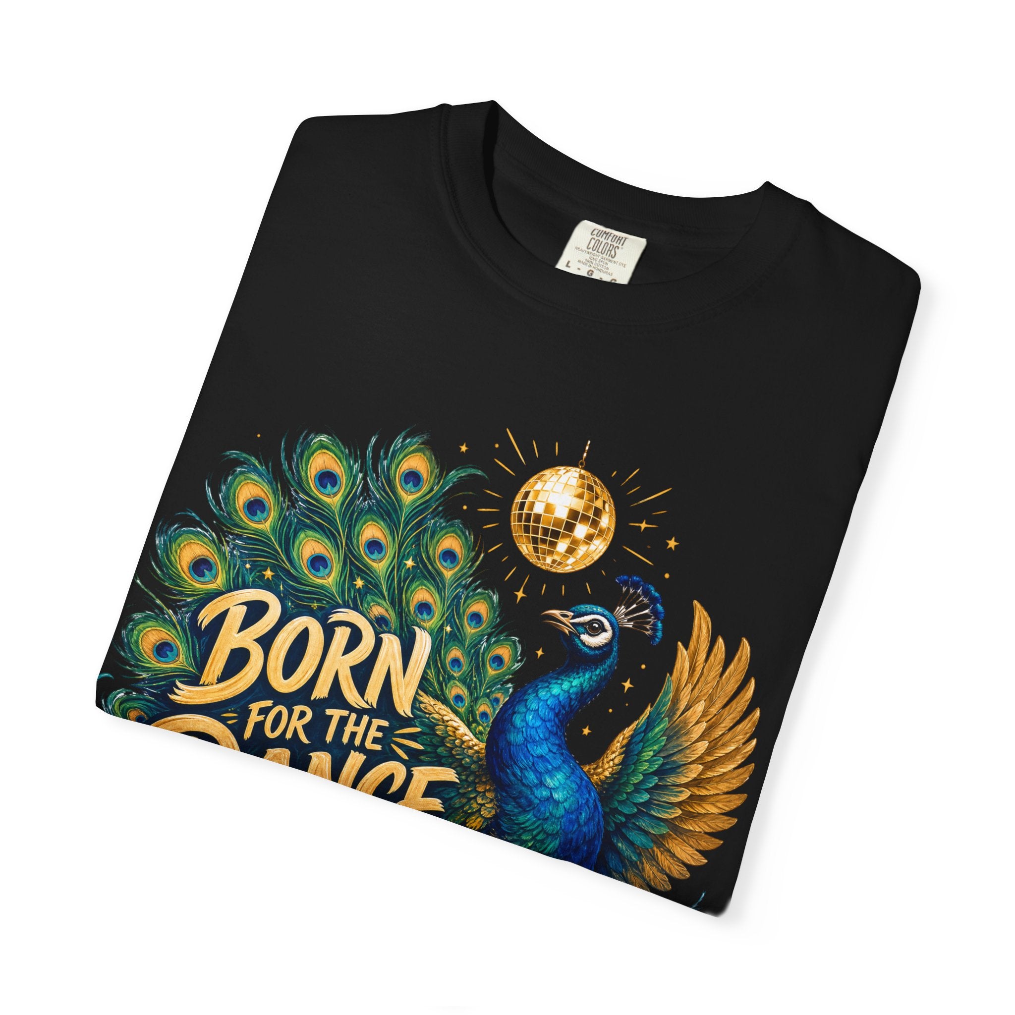 Peacock Born To Dance T-Shirt