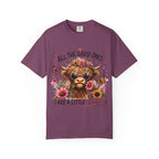 All the Good Ones Are a Little Crazy Highland Cow T-Shirt