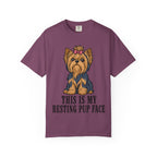 Dog Yorkshire Resting Pup Face T-Shirt