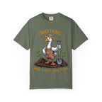 Goose Gardener I Bury Things Maybe Plants Maybe People T-Shirt