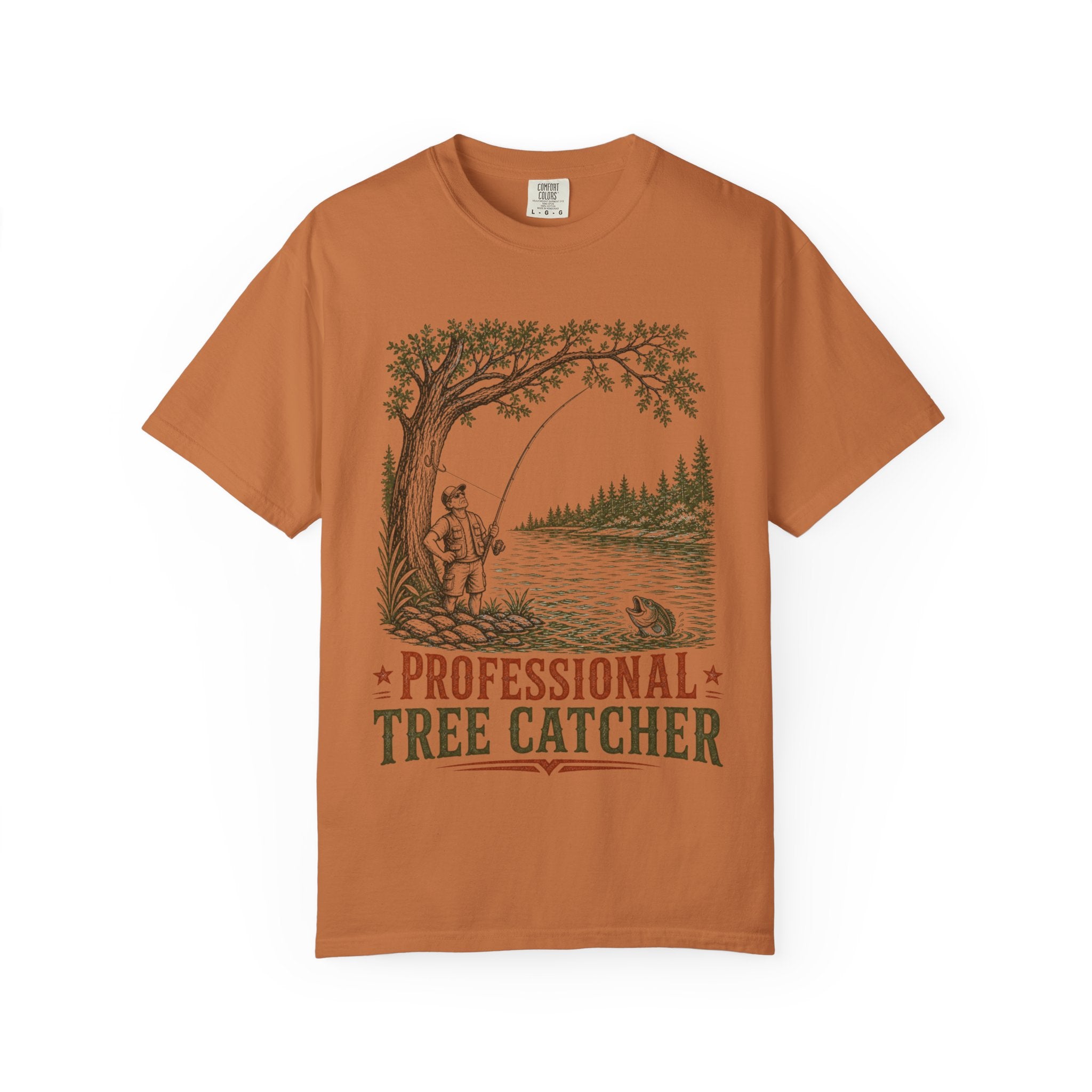 Bass Fishing T-Shirt - Professional Tree Catcher