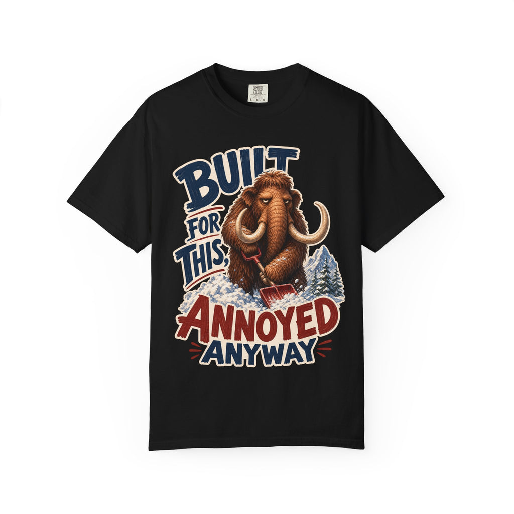 Wooley Mammoth Snow Shovel T-Shirt