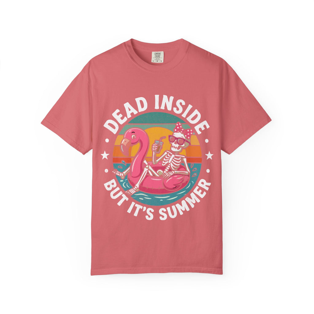 Skeleton Flamingo Pool Float Retro