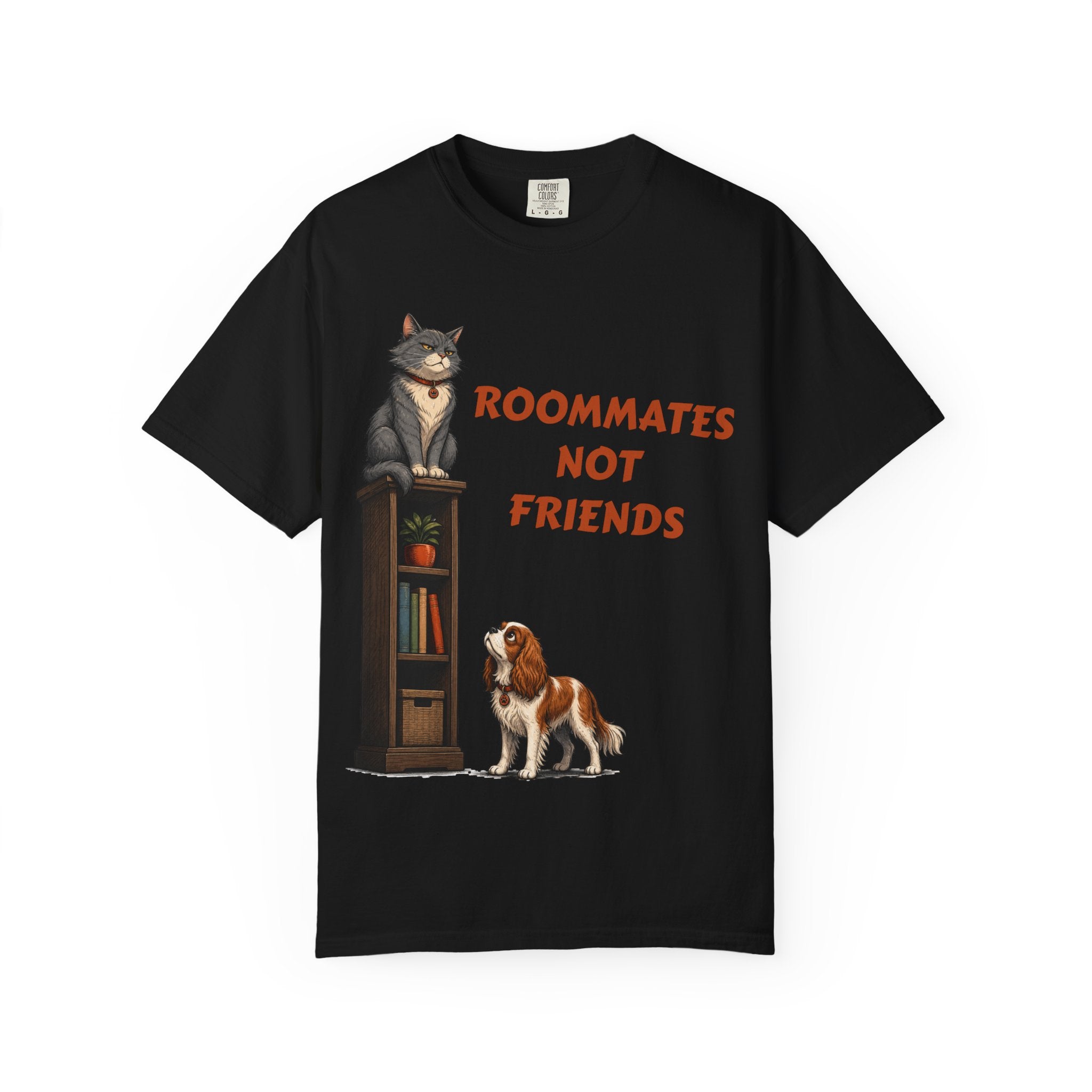 Cat & Dog Roommates T-Shirt