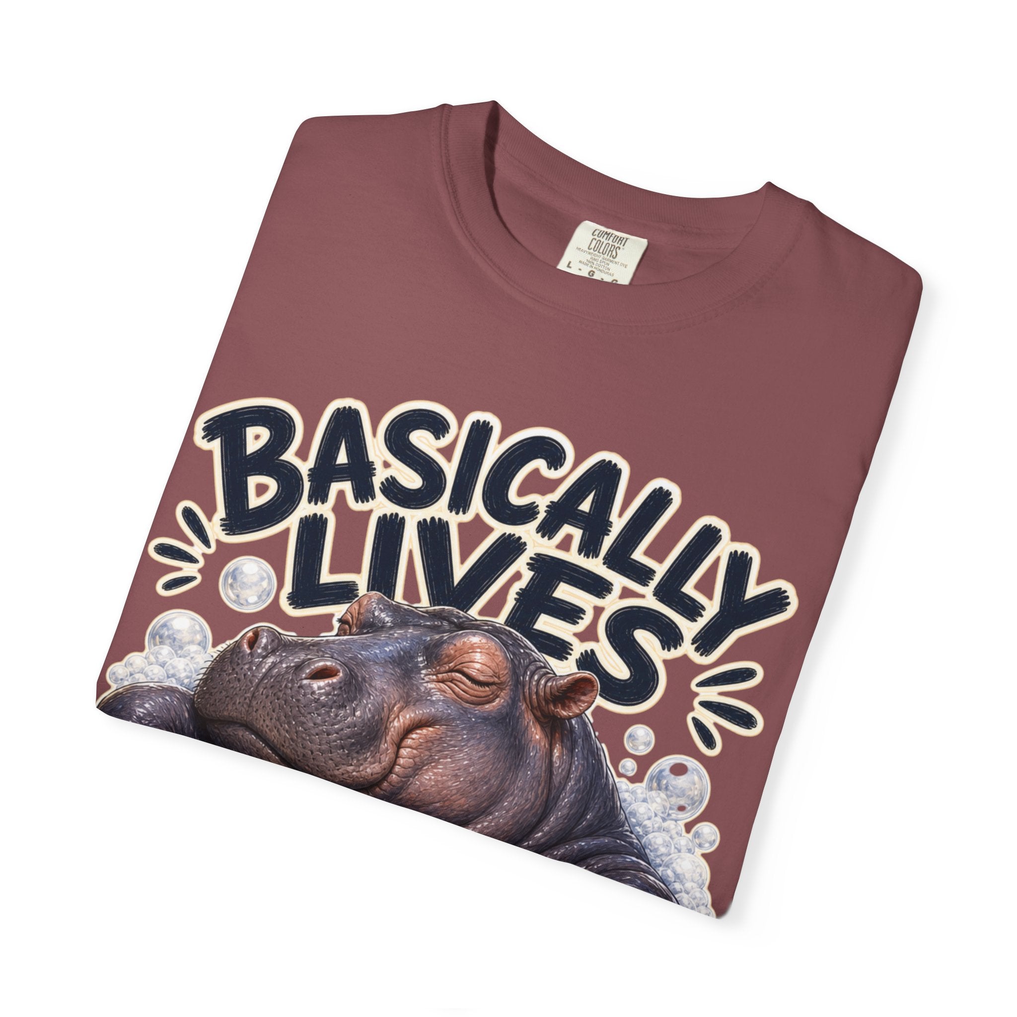 Hippo Bathing T-Shirt