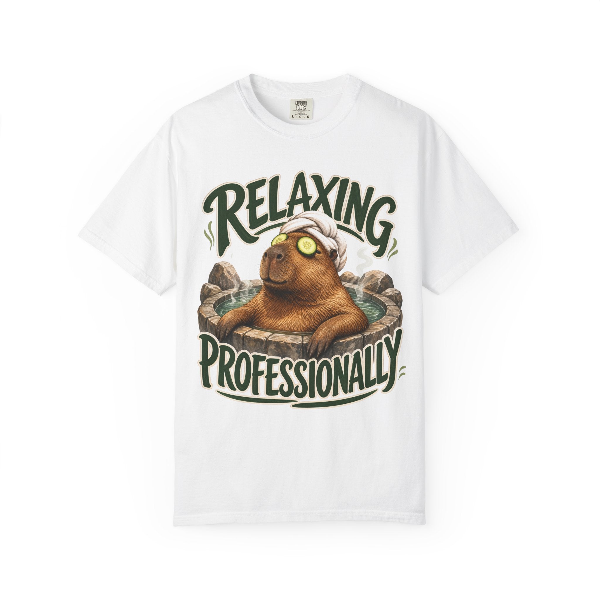 Capybara Relaxing Spa Day T-Shirt