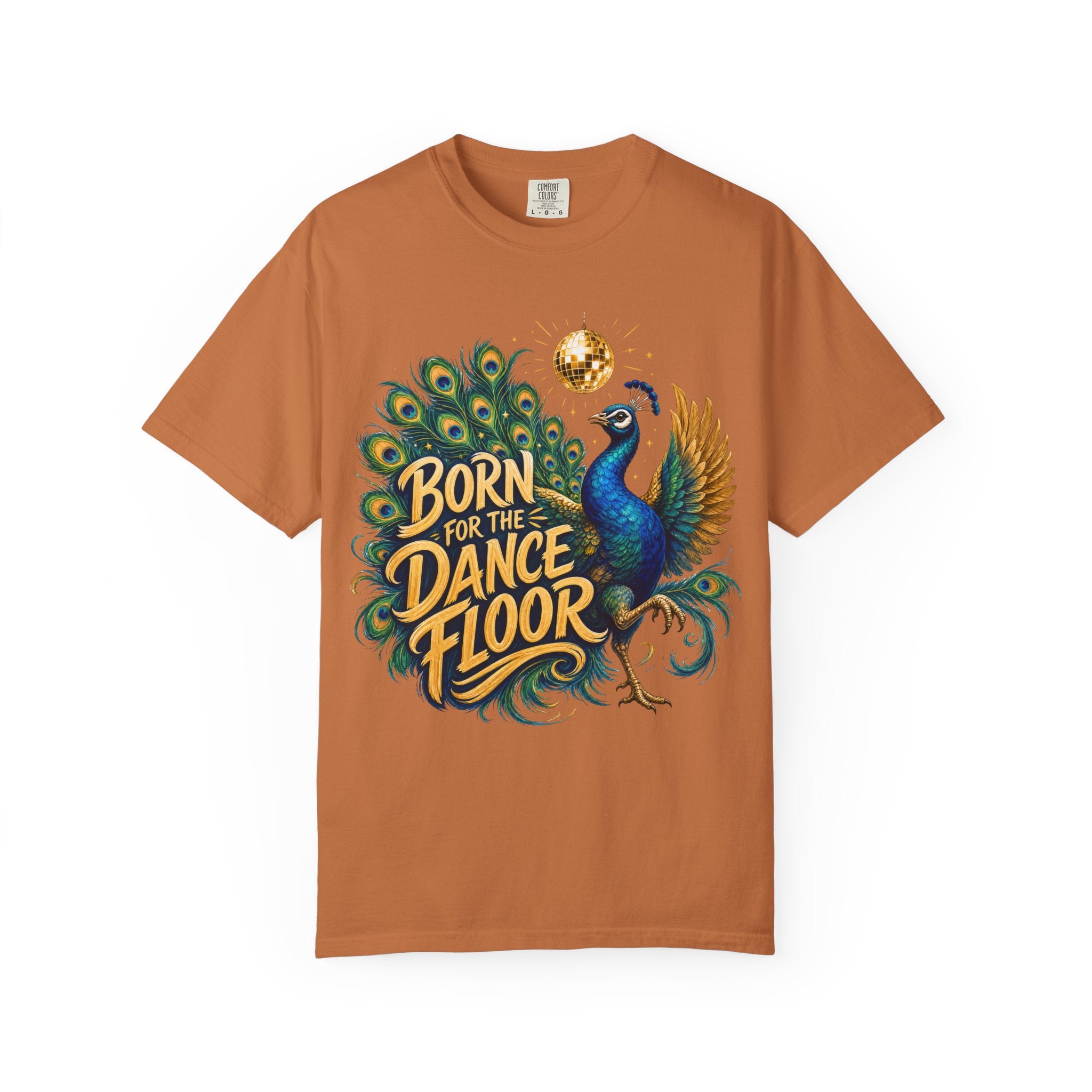 Peacock Born To Dance T-Shirt