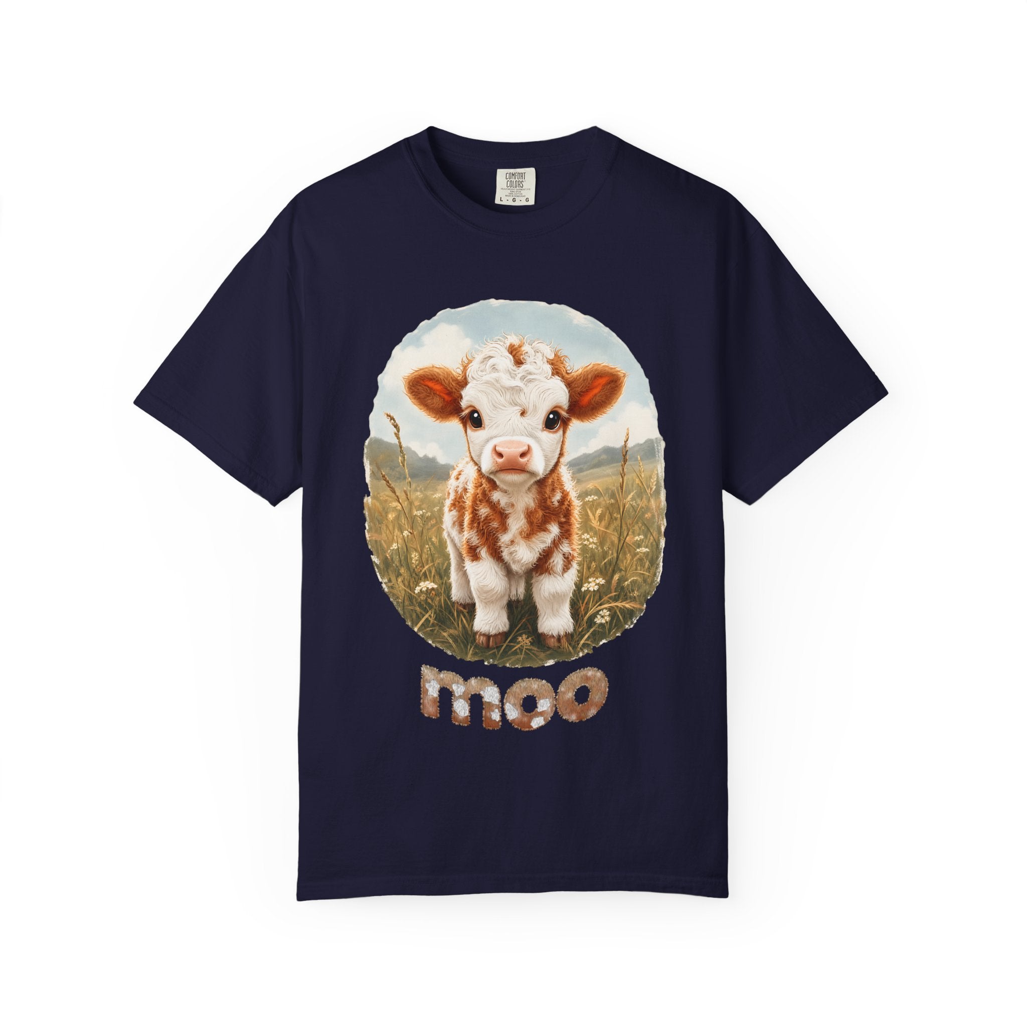 Highland Cow Calf 'Moo' T-Shirt