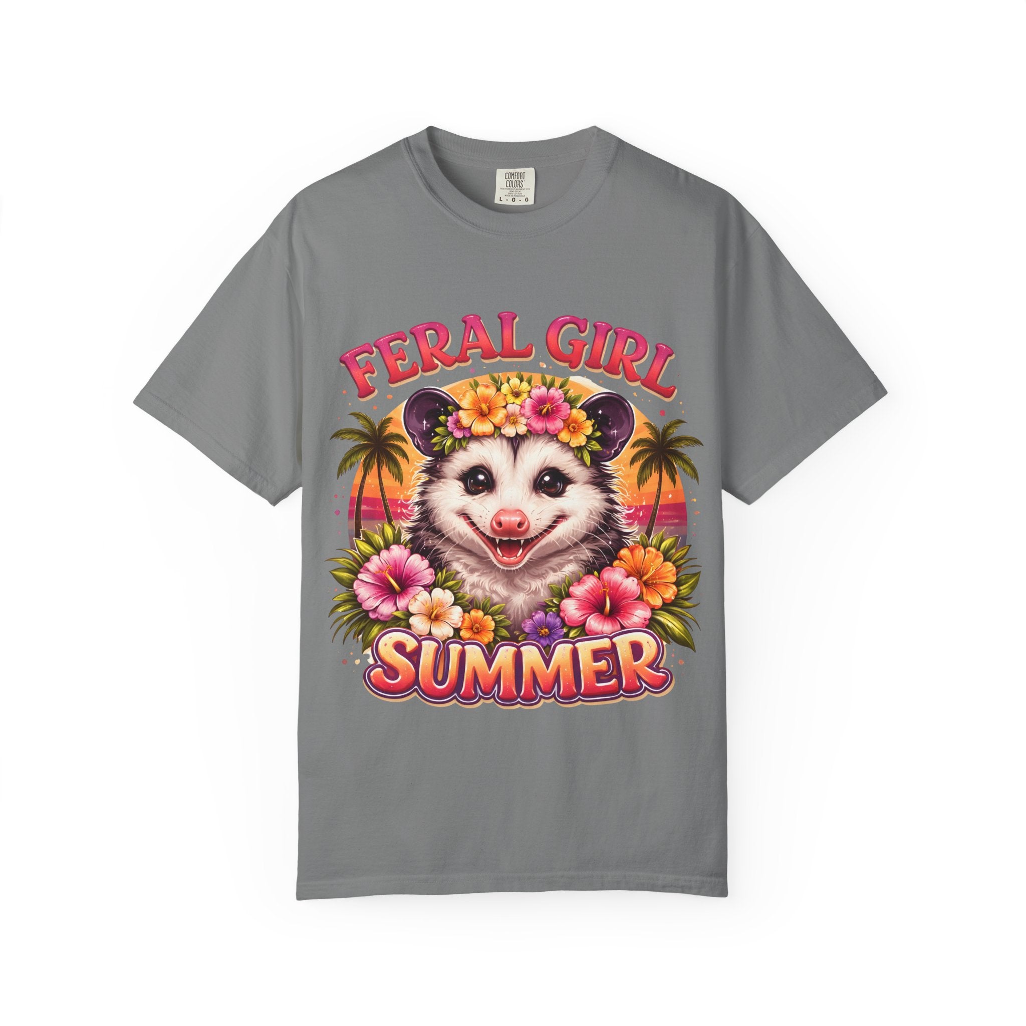 Feral Girl Summer Opossum T-Shirt