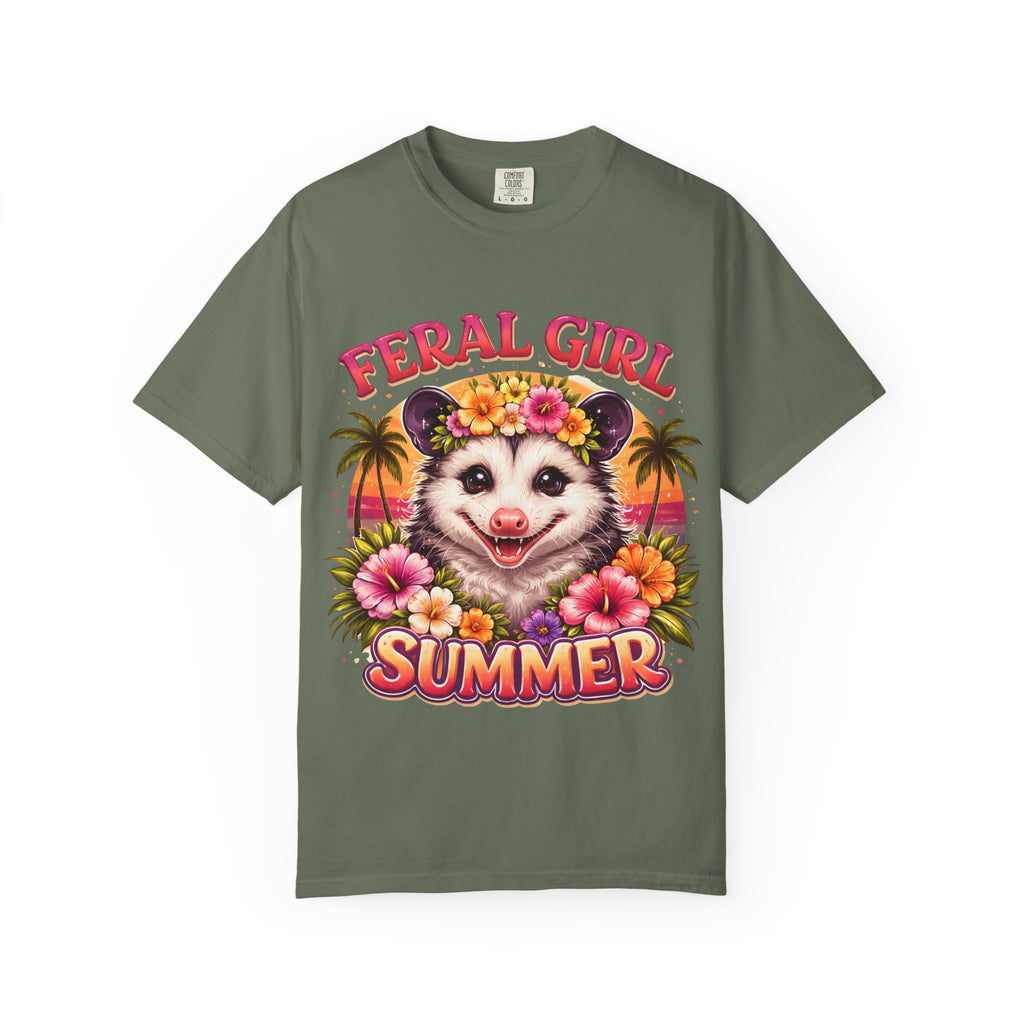Feral Girl Summer Opossum T-Shirt