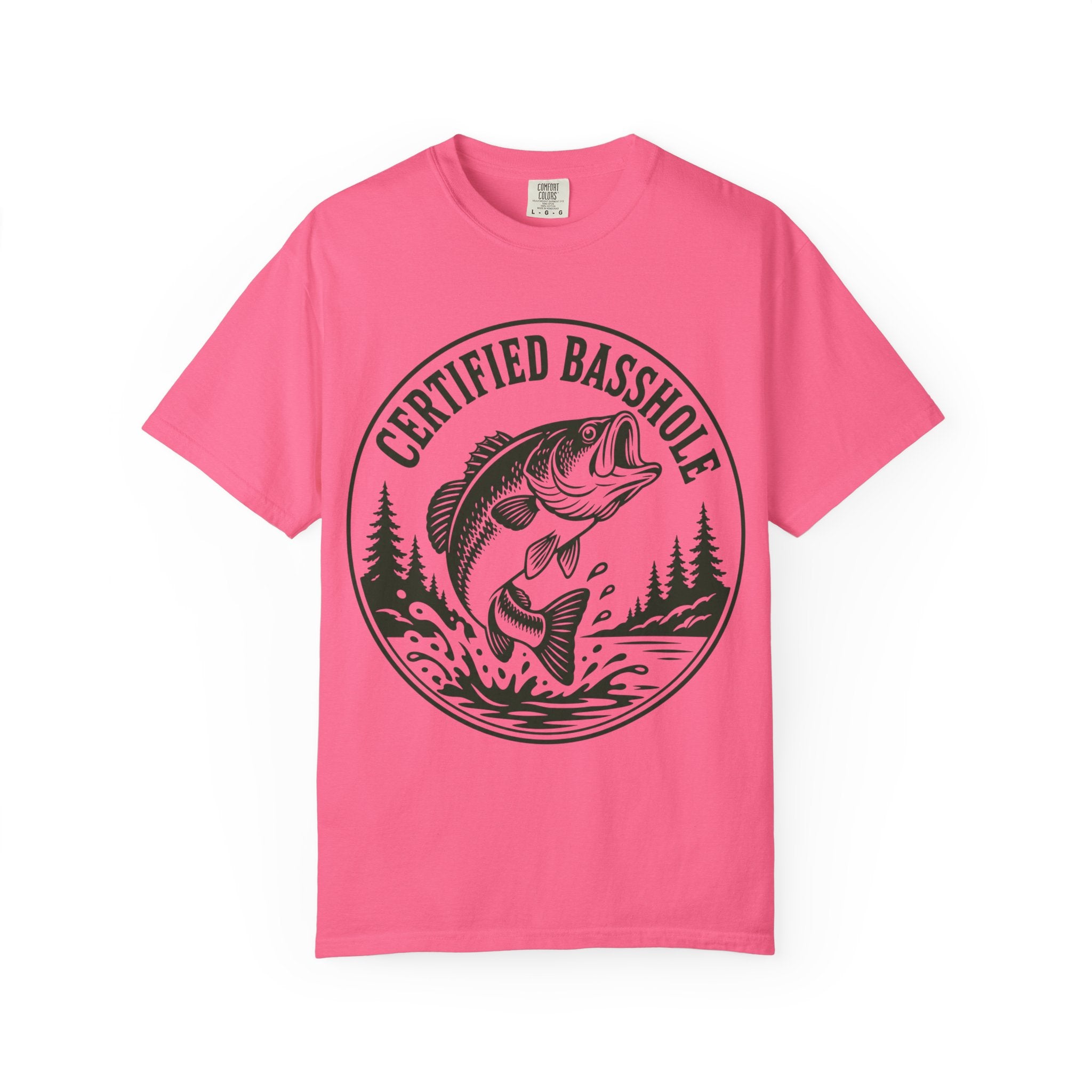 Bash Fishing T-Shirt — "Certified Basshole"