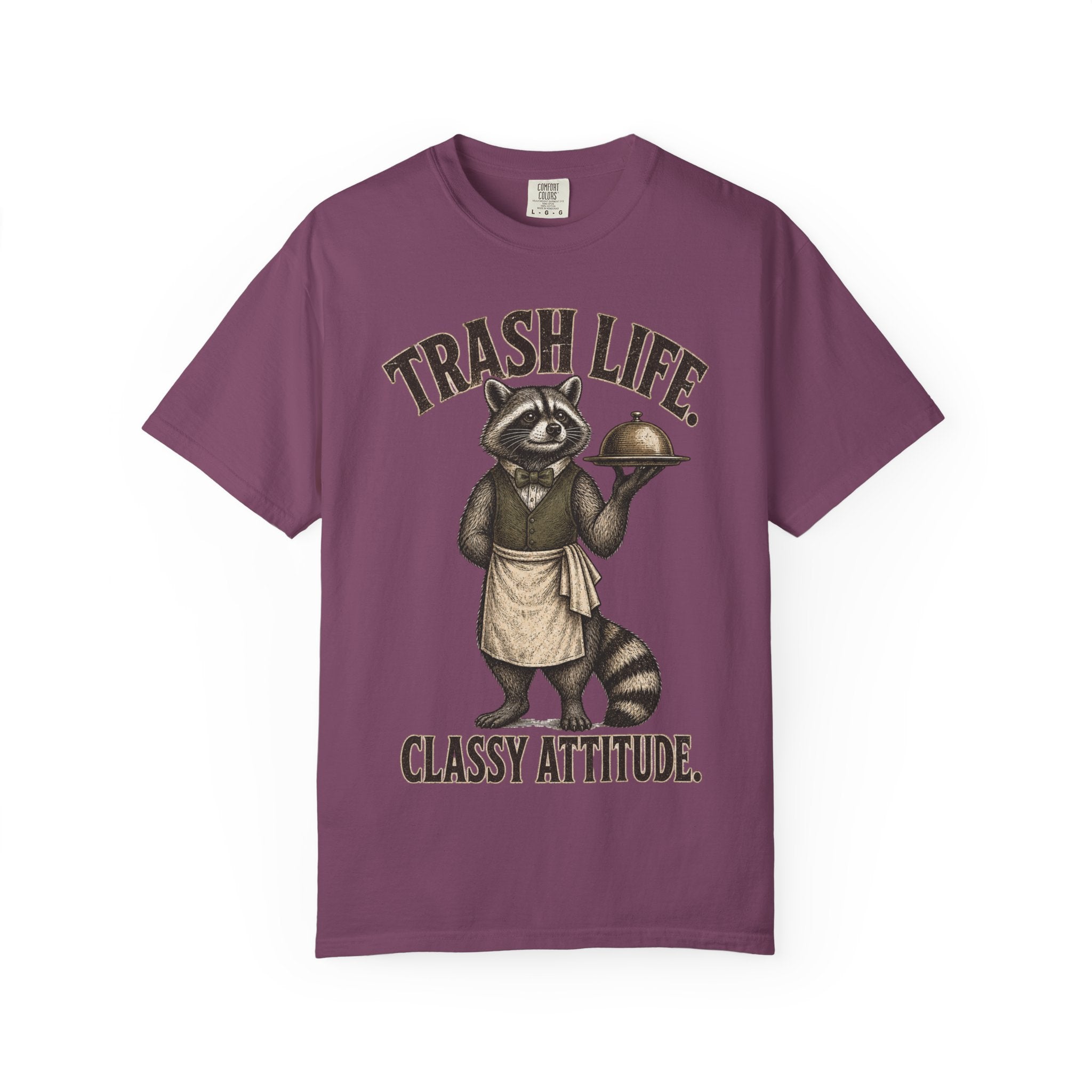 Raccoon Trash Life Classy Attitude T-Shirt
