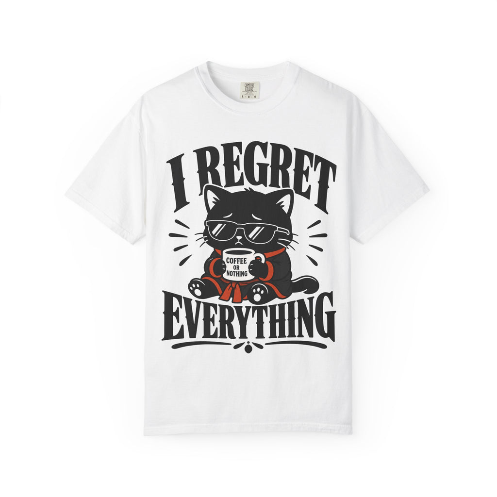 Cat - I Regret Everything T‑Shirt