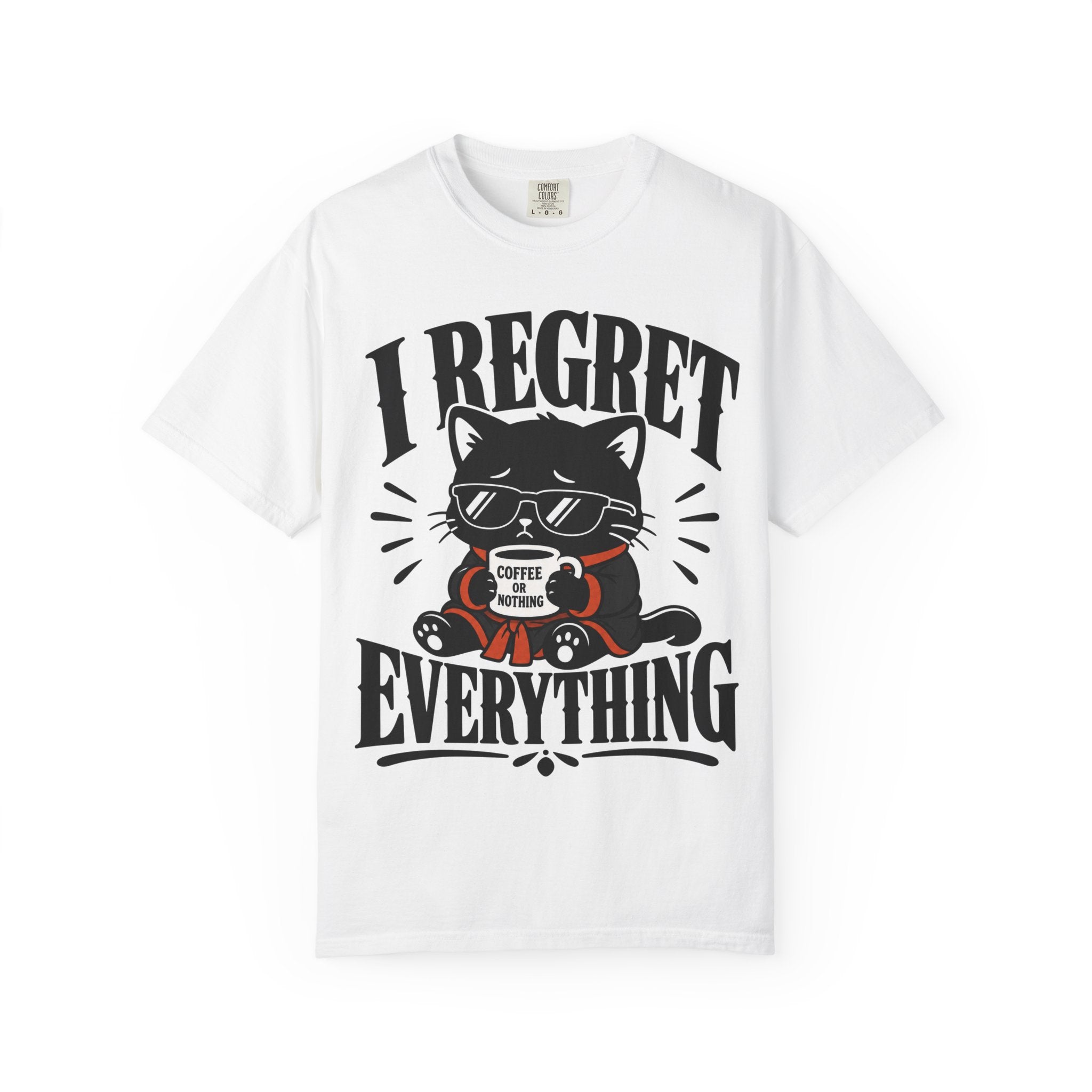 Cat - I Regret Everything T‑Shirt