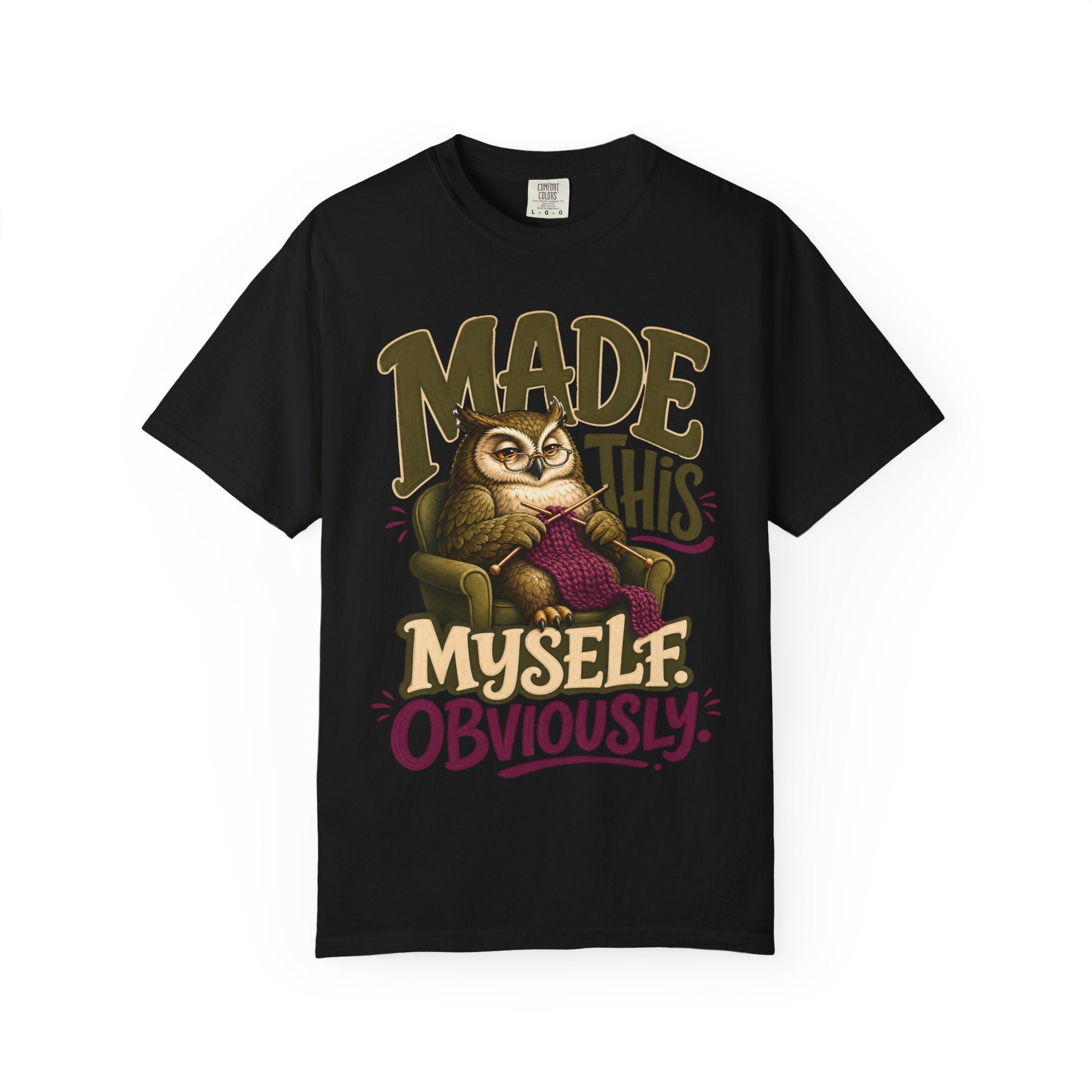 Owl Knitting T-Shirt