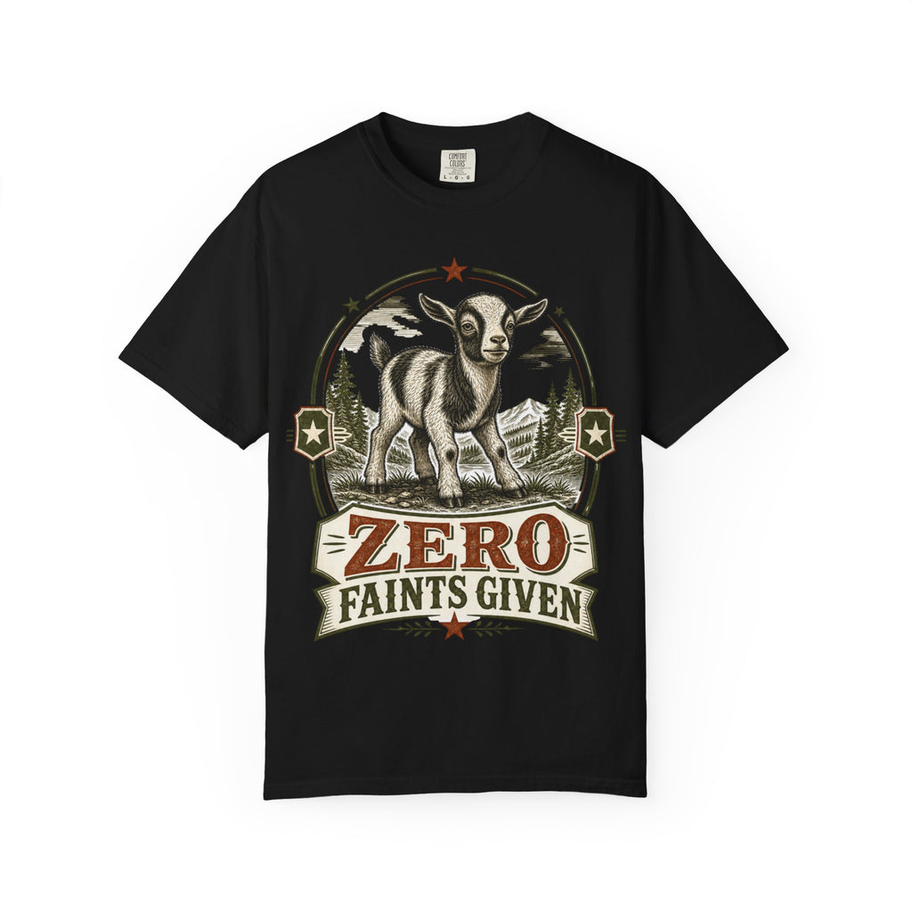 Baby Goat Zero Faints Given T-Shirt
