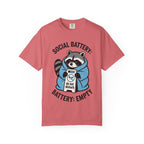 Raccoon - Social Battery Empty T-Shirt