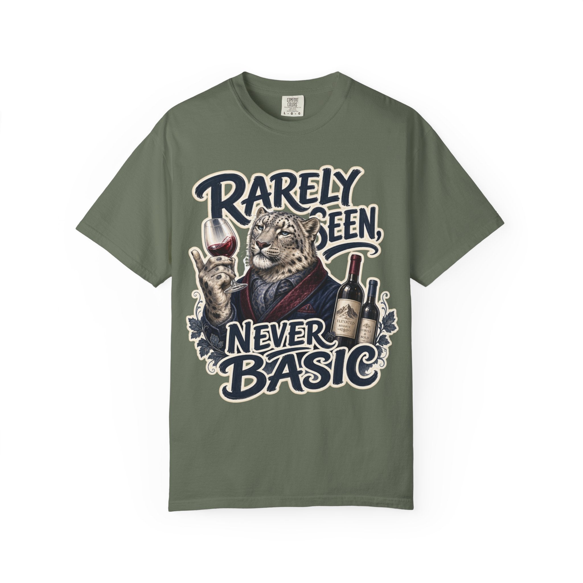 Snow Leopard Wine T-Shirt