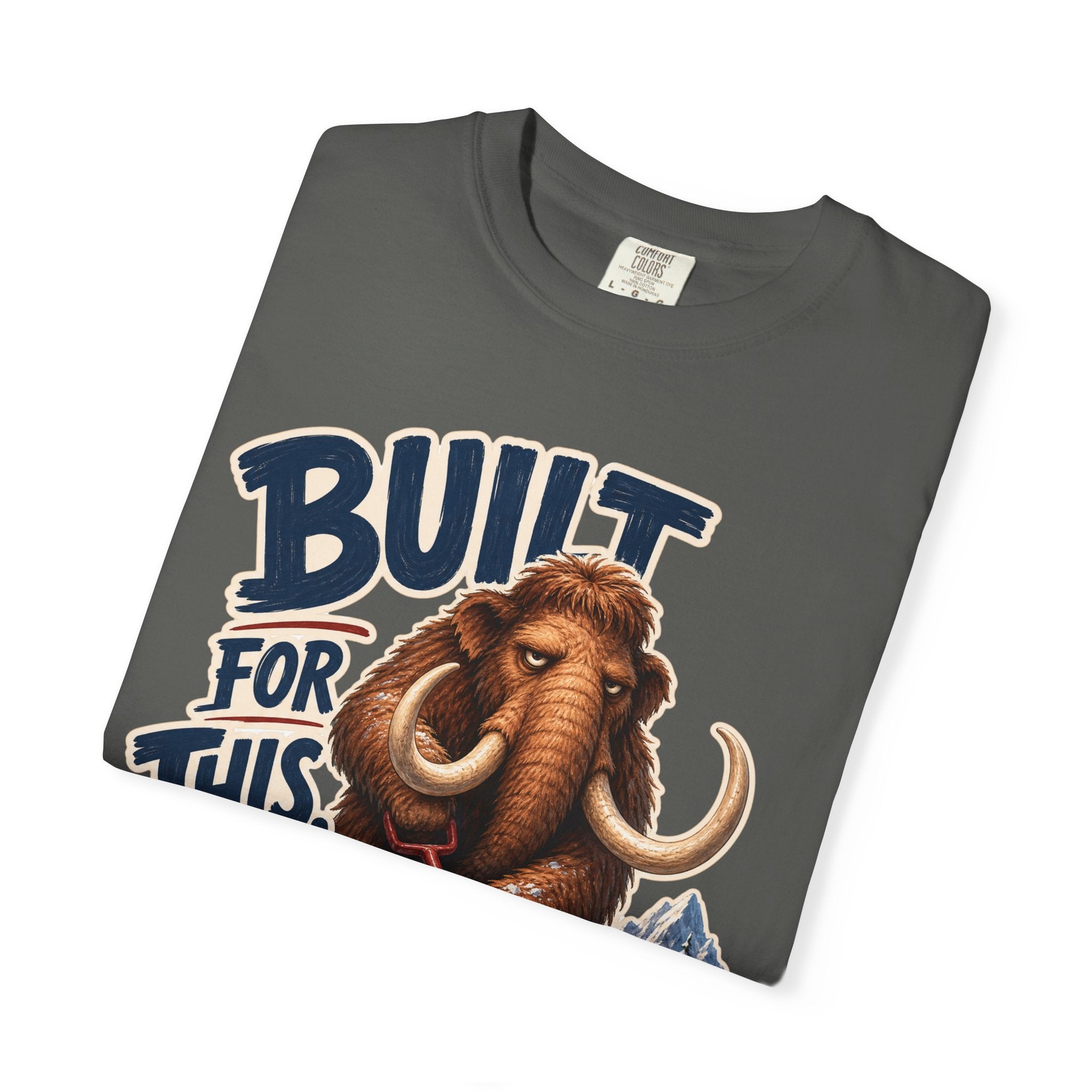 Wooley Mammoth Snow Shovel T-Shirt